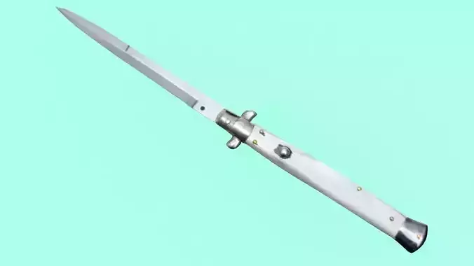 Italian Stiletto Knife Low-poly 3D model