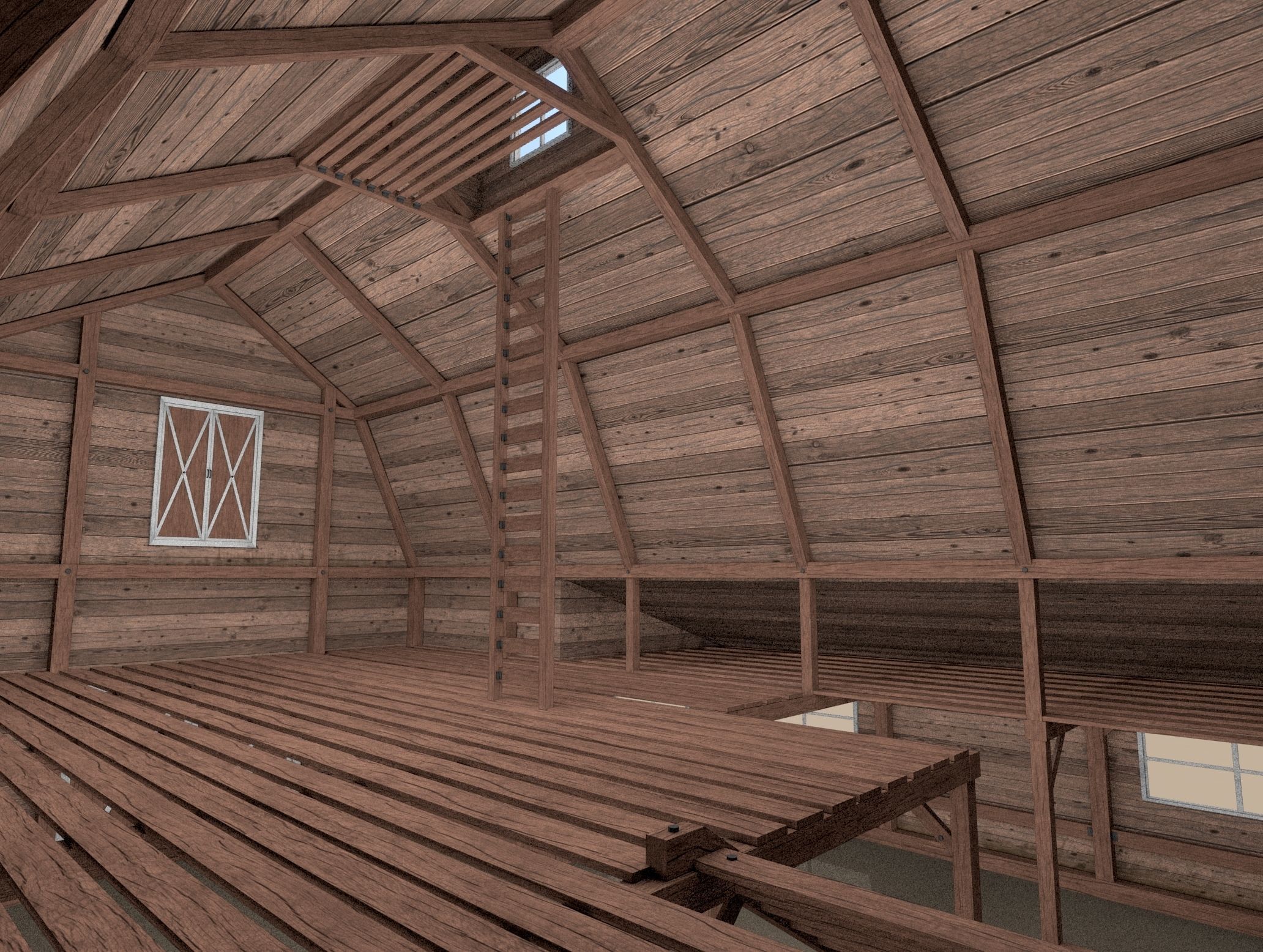 Farm Assets Low-poly 3D model_14