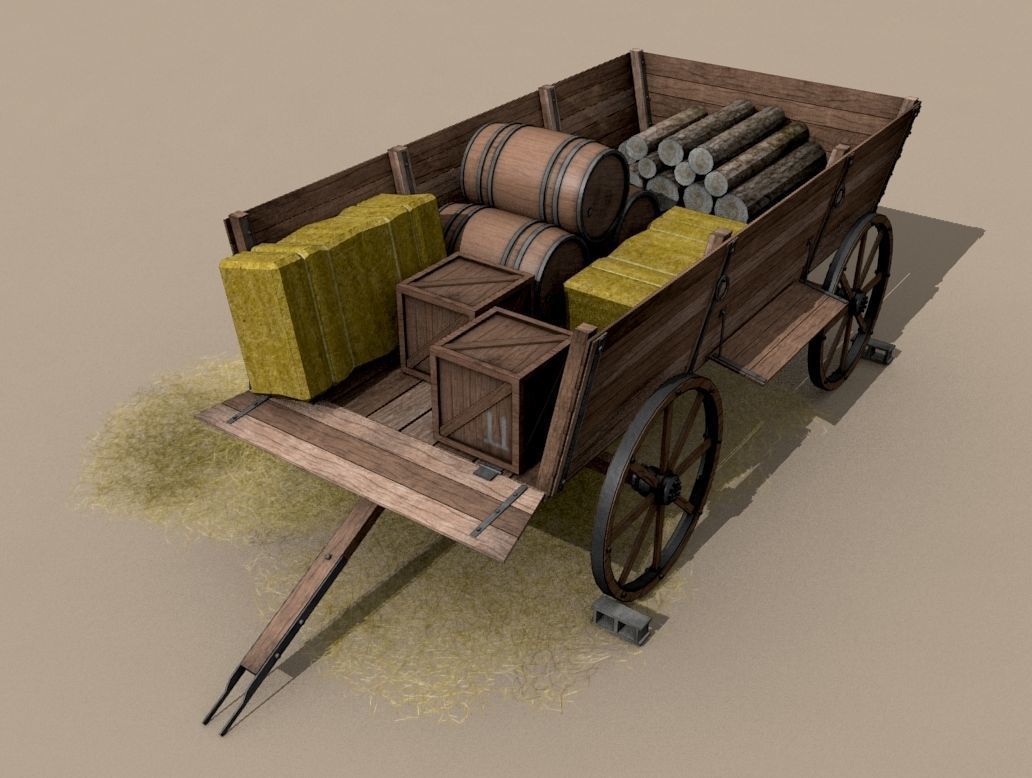 Farm Assets Low-poly 3D model_18