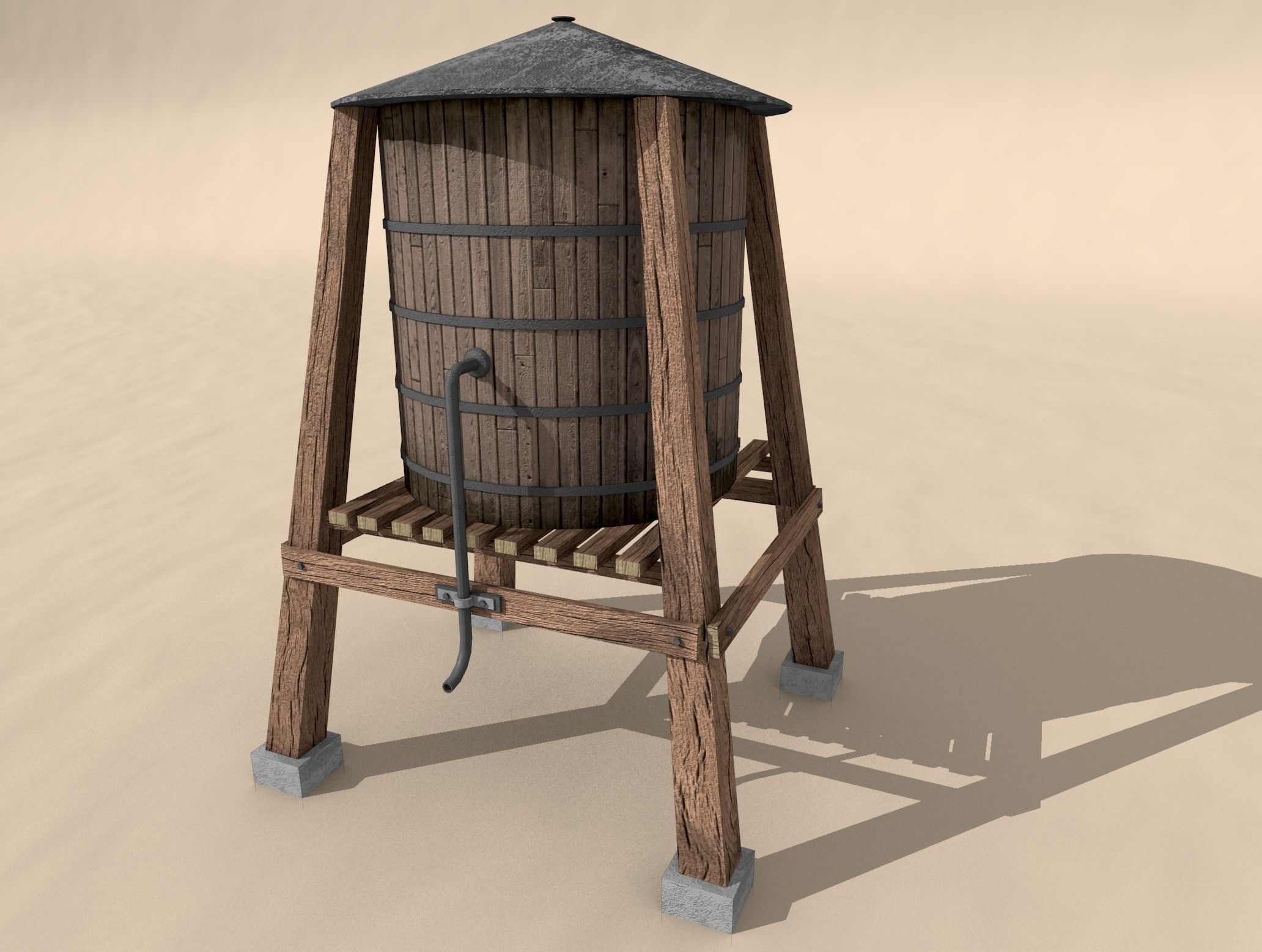 Farm Assets Low-poly 3D model_24