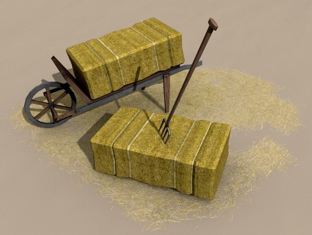 Farm Assets Low-poly 3D model_21
