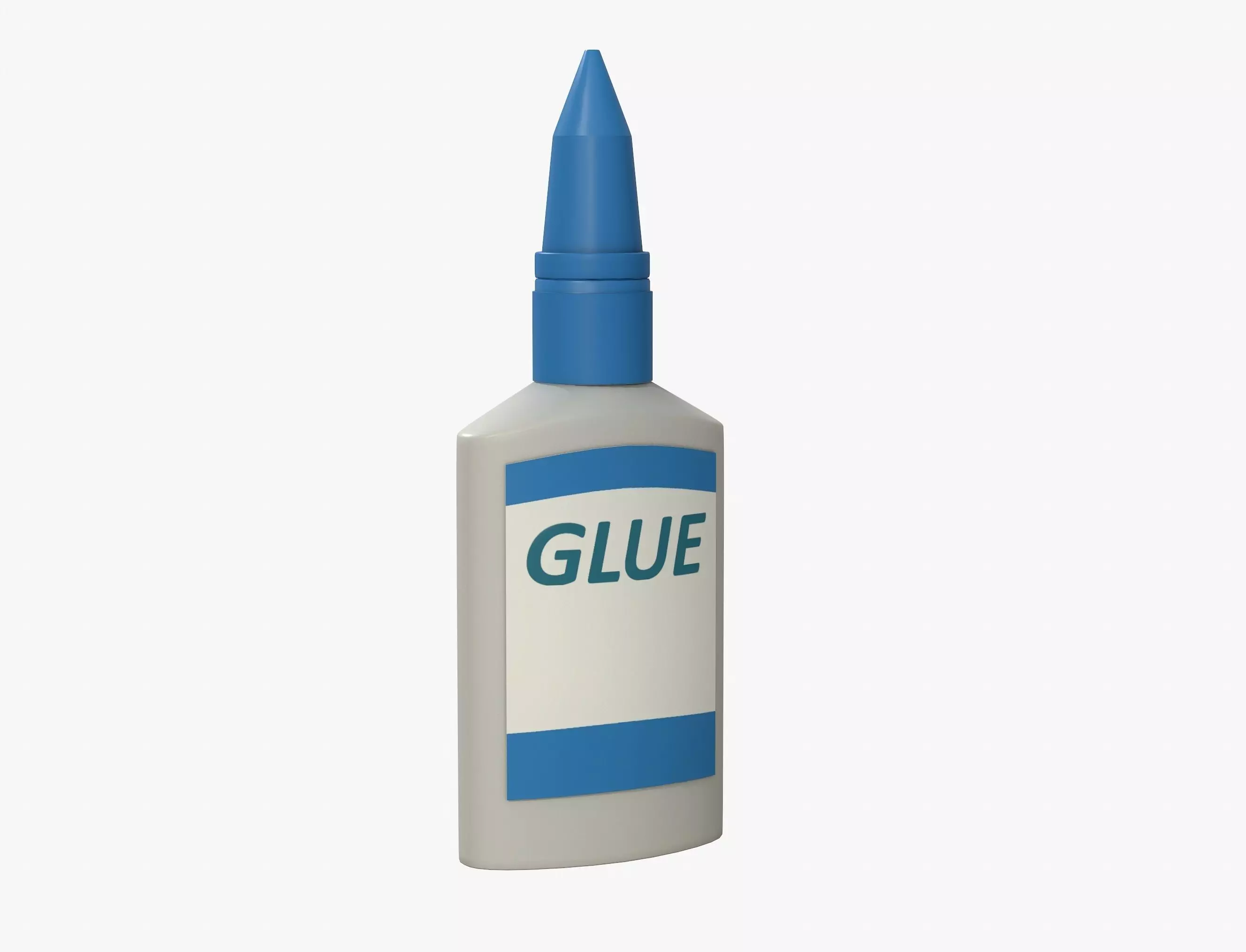 Glue in bottle 3D model_0