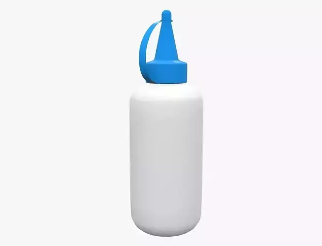 Glue in bottle 3D model