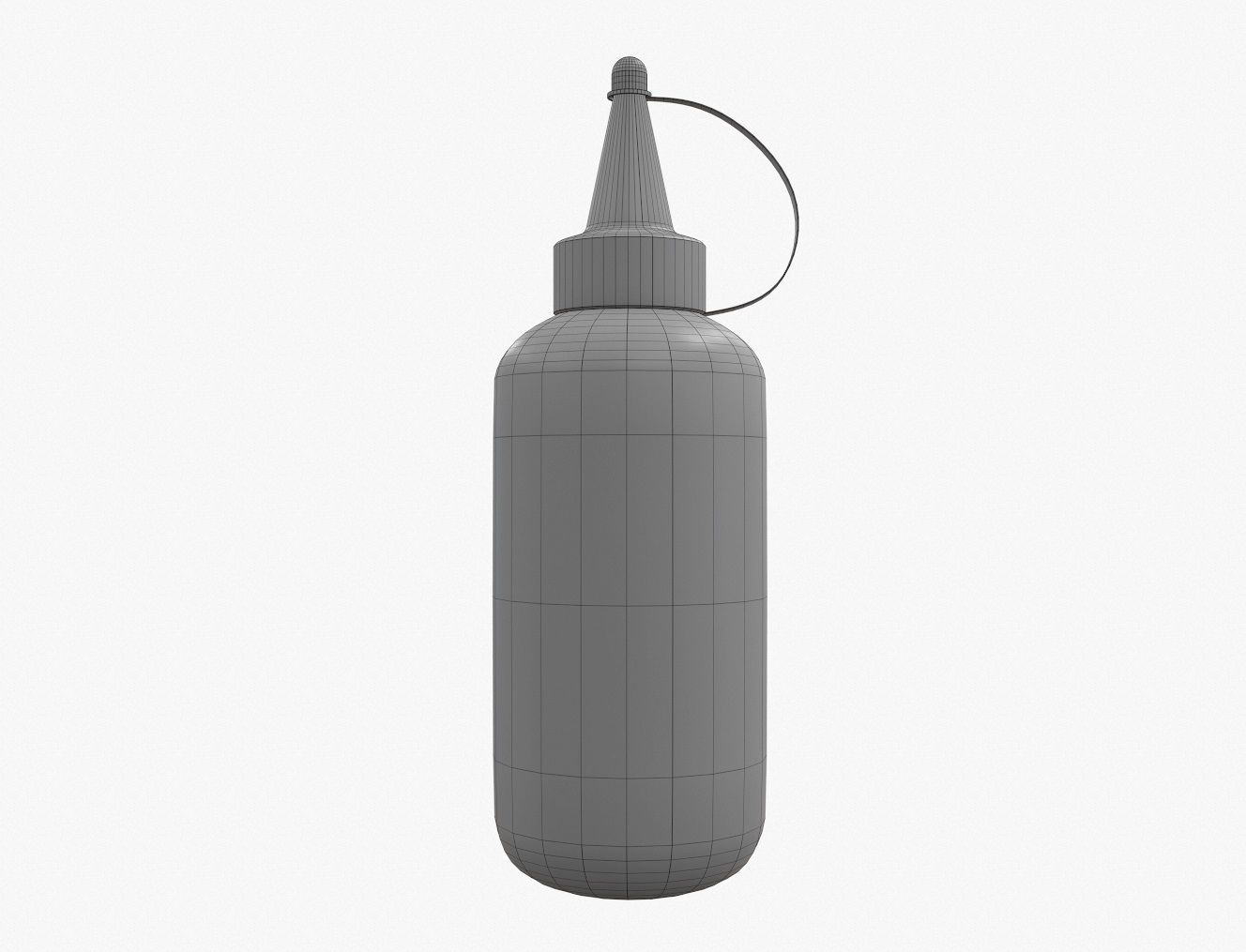 Glue in bottle 3D model_4