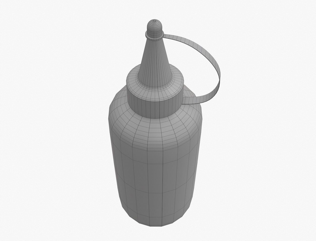 Glue in bottle 3D model_5