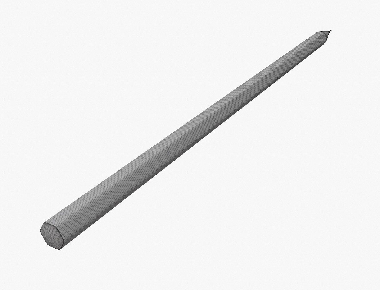 Pencil 3D model_4