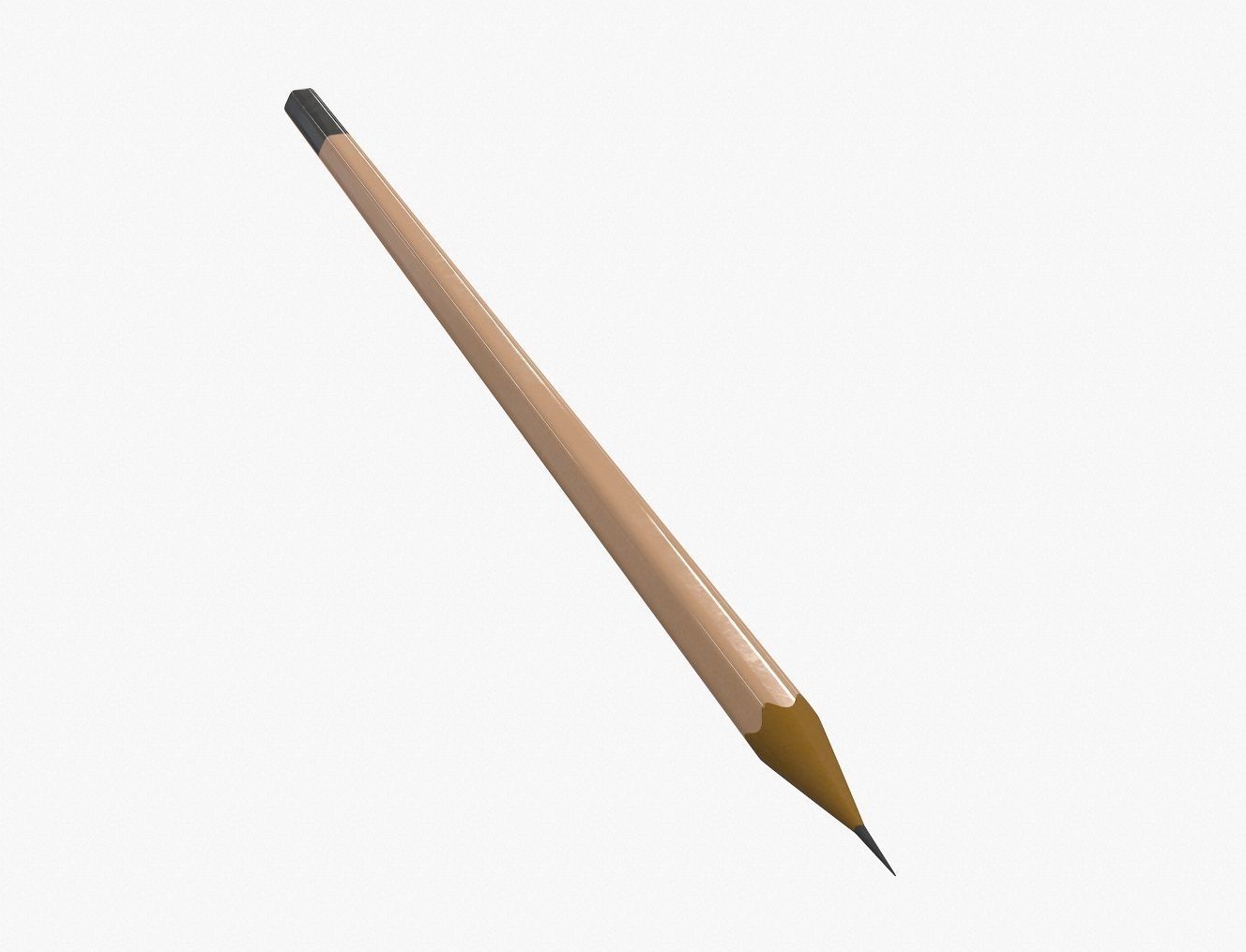 Pencil 3D model_2
