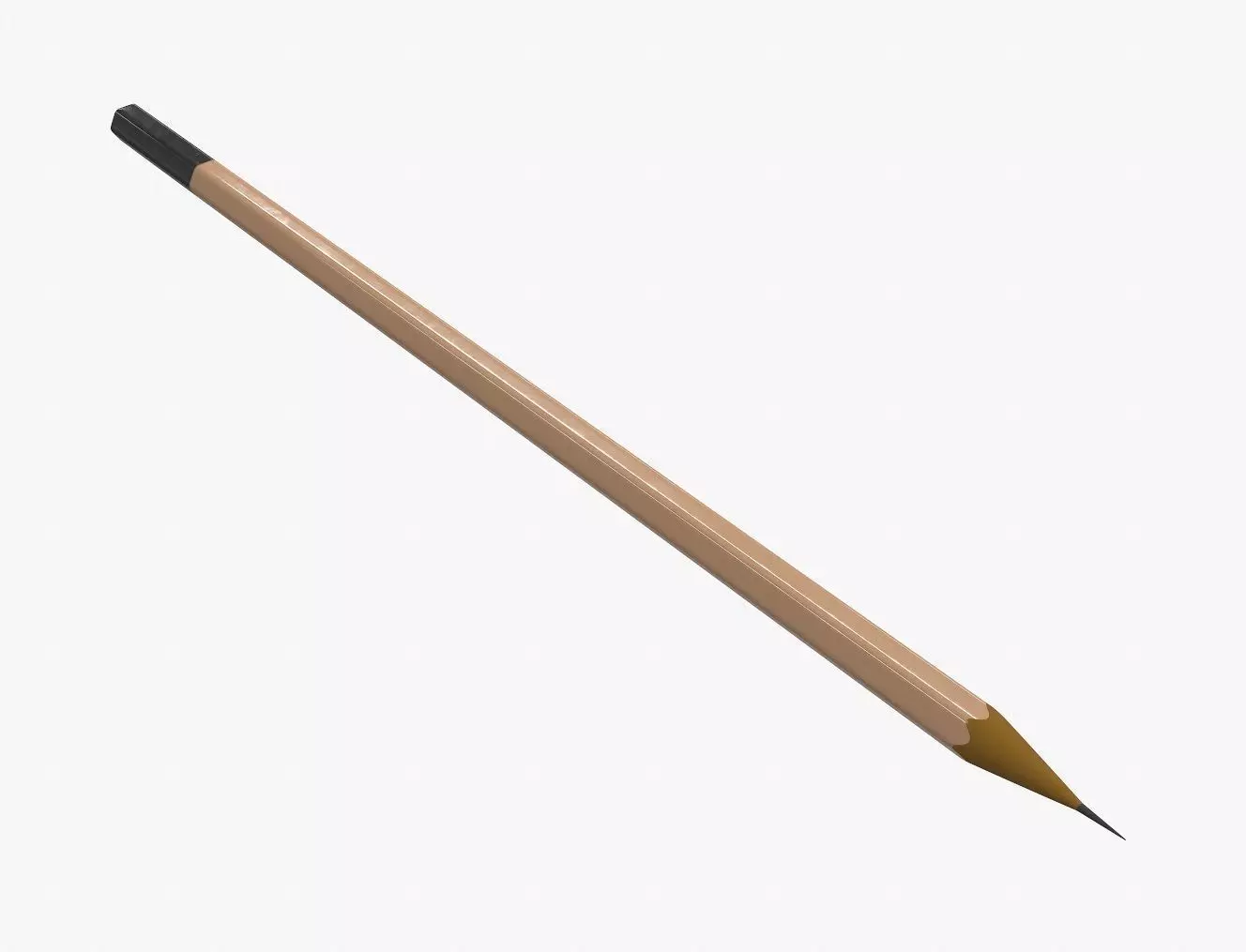 Pencil 3D model_0
