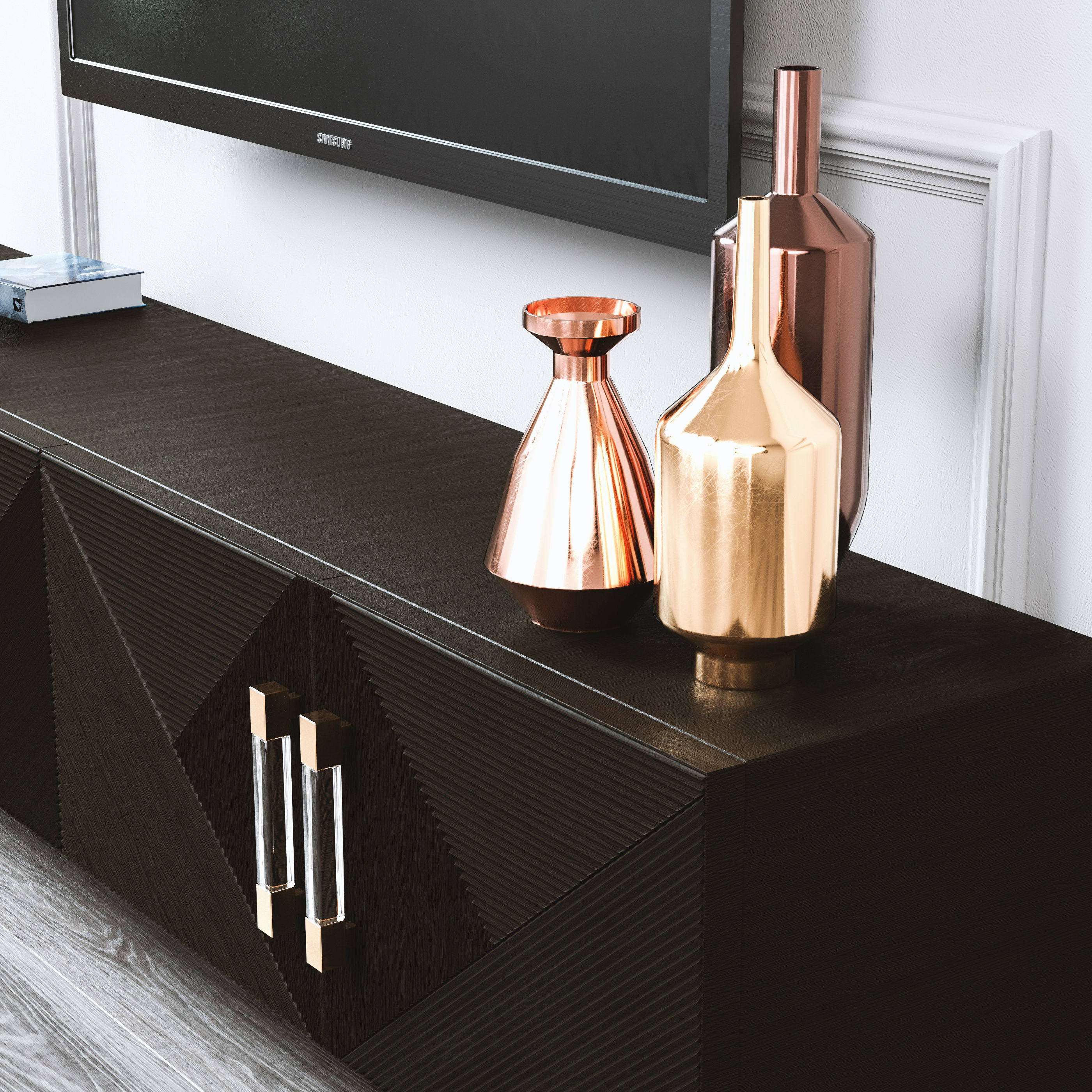 sideboard TV 3D model_2