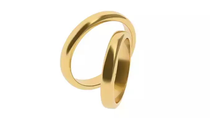 Simple Wedding band 1   65 SIZES