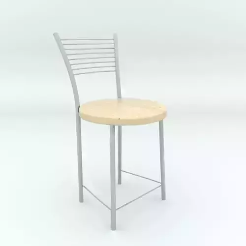 Bar Stool  Low-poly 3D model