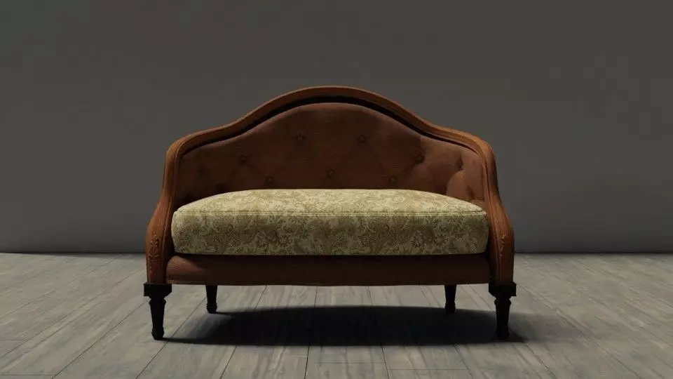 Classical Chair 3D model_0