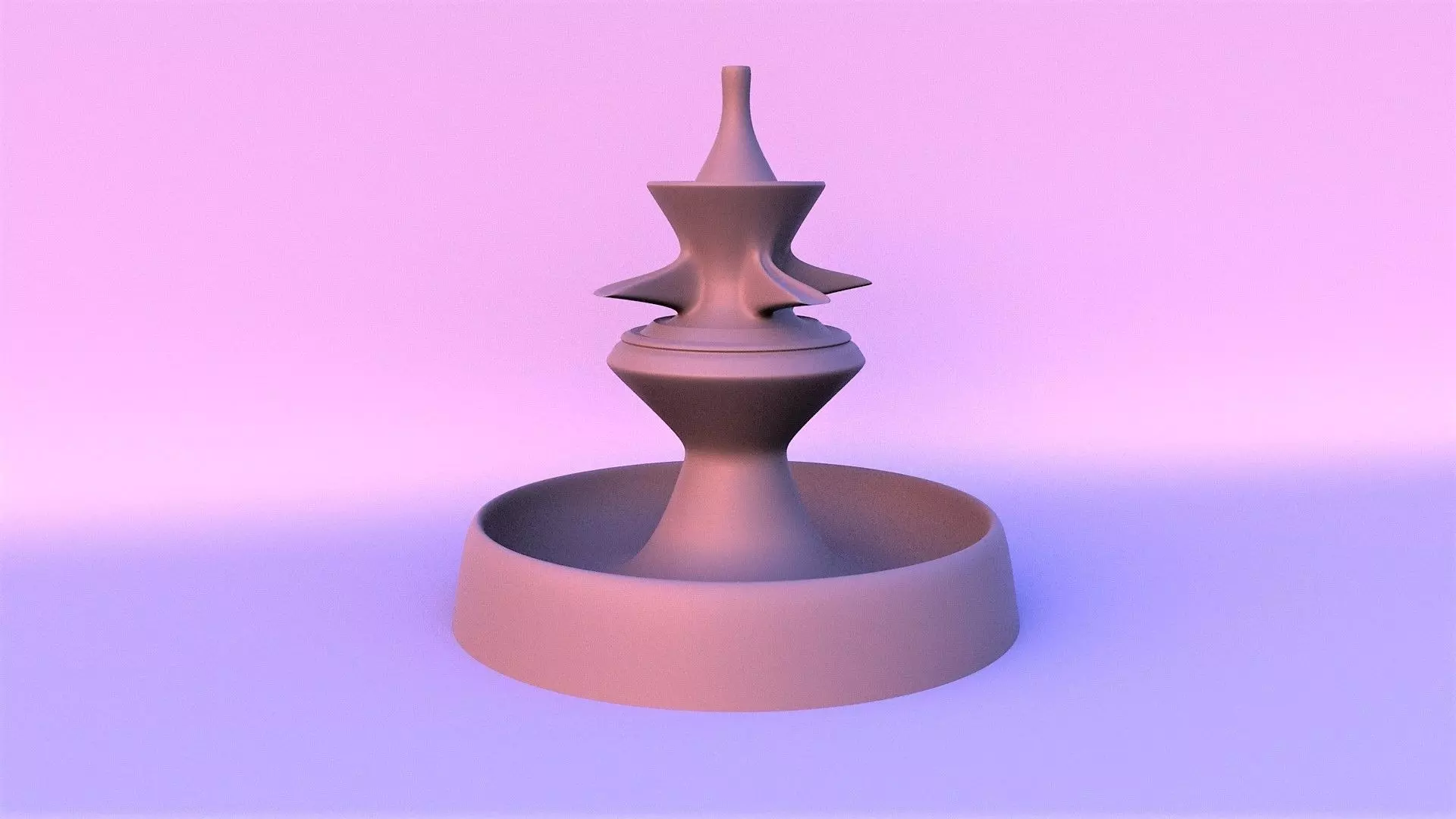 Fountain 3D model_0
