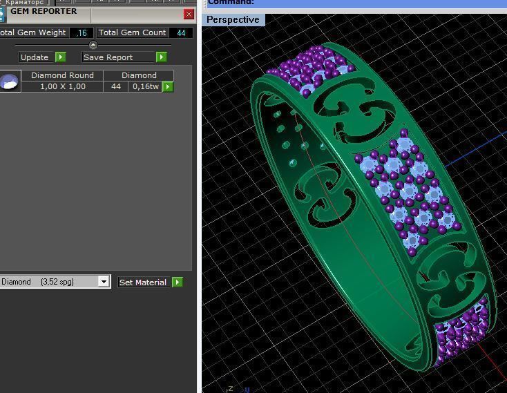 Ring Gucci 3D print model_1