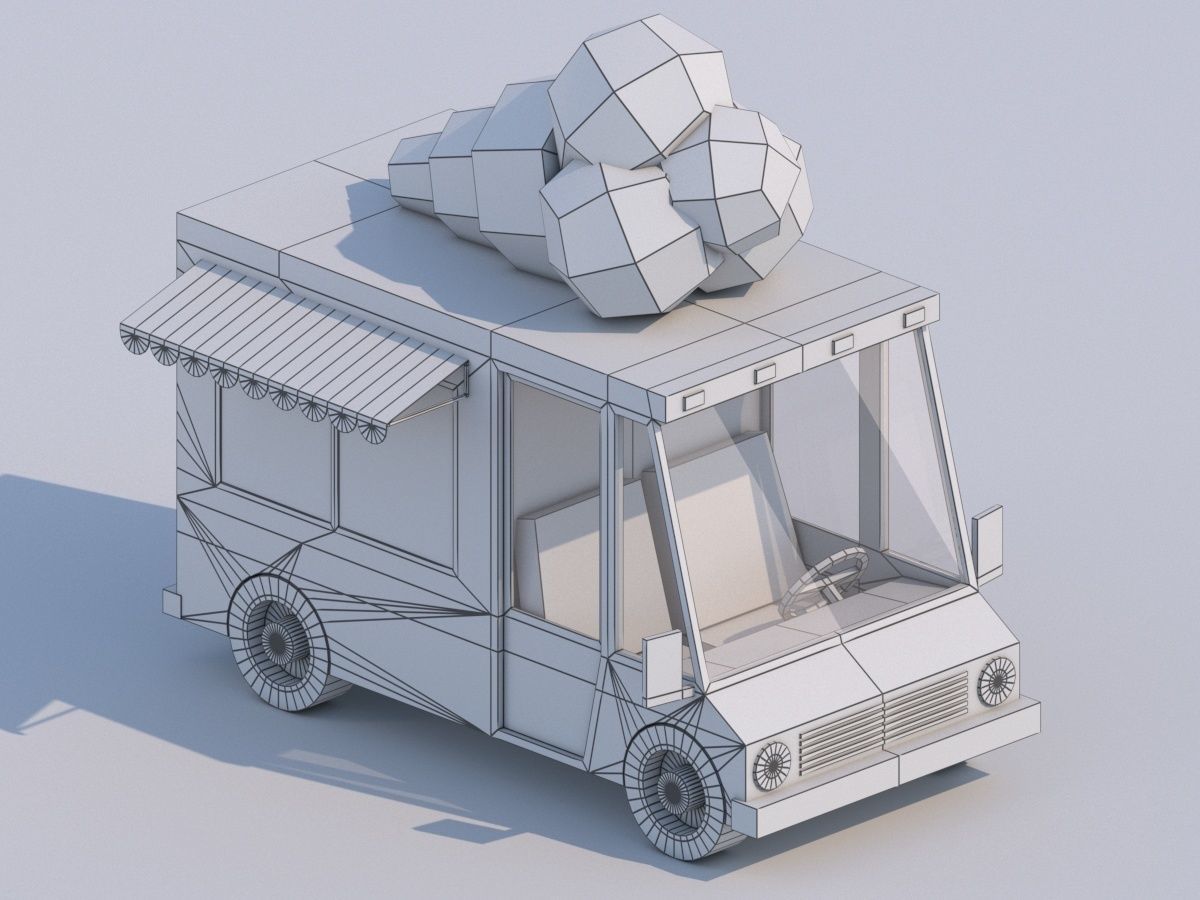 3D model Cartoon Low Poly Cars Pack VR / AR / low-poly | CGTrader
