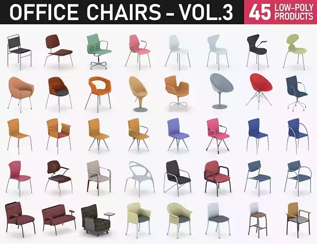 Office Chairs Collection Vol 3