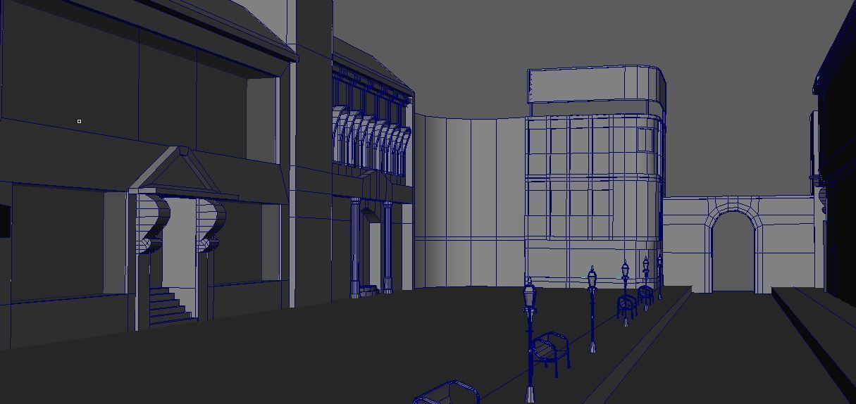 3d Mall Gaming  Low poly  Low-poly 3D model_10