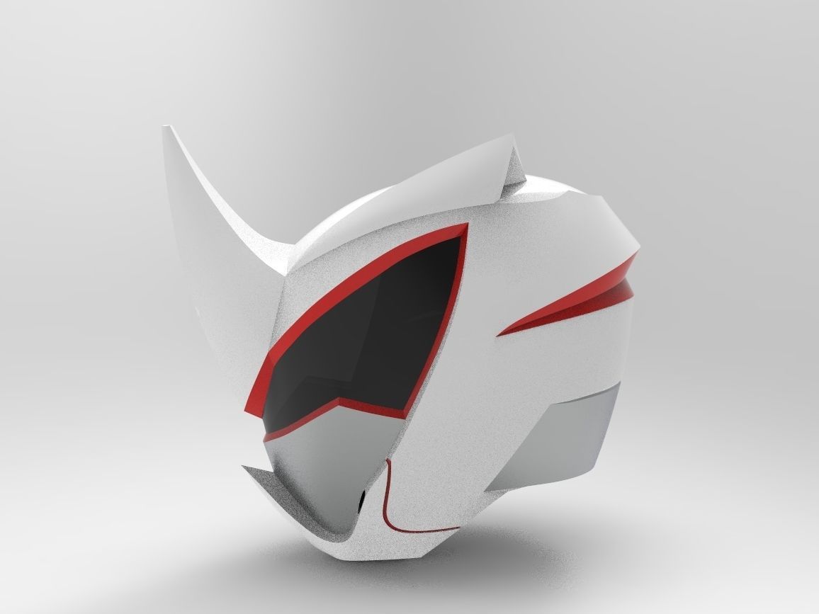 Rhino Ranger Helmet from Jungle Fury for 3D printing 3D print model_3