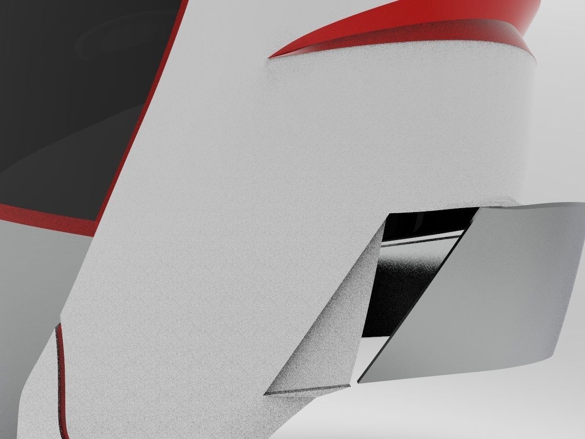 Rhino Ranger Helmet from Jungle Fury for 3D printing 3D print model_8