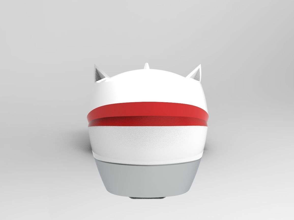 Rhino Ranger Helmet from Jungle Fury for 3D printing 3D print model_7