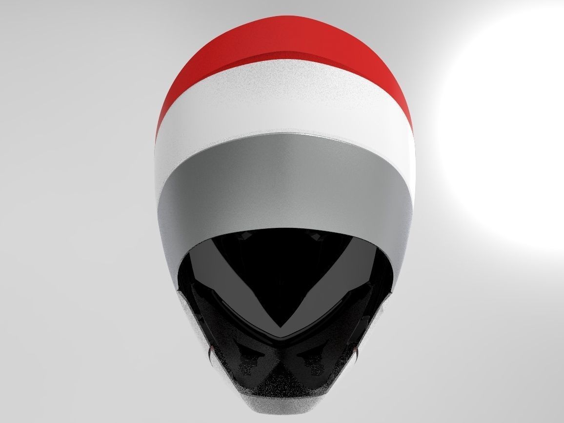 Rhino Ranger Helmet from Jungle Fury for 3D printing 3D print model_5