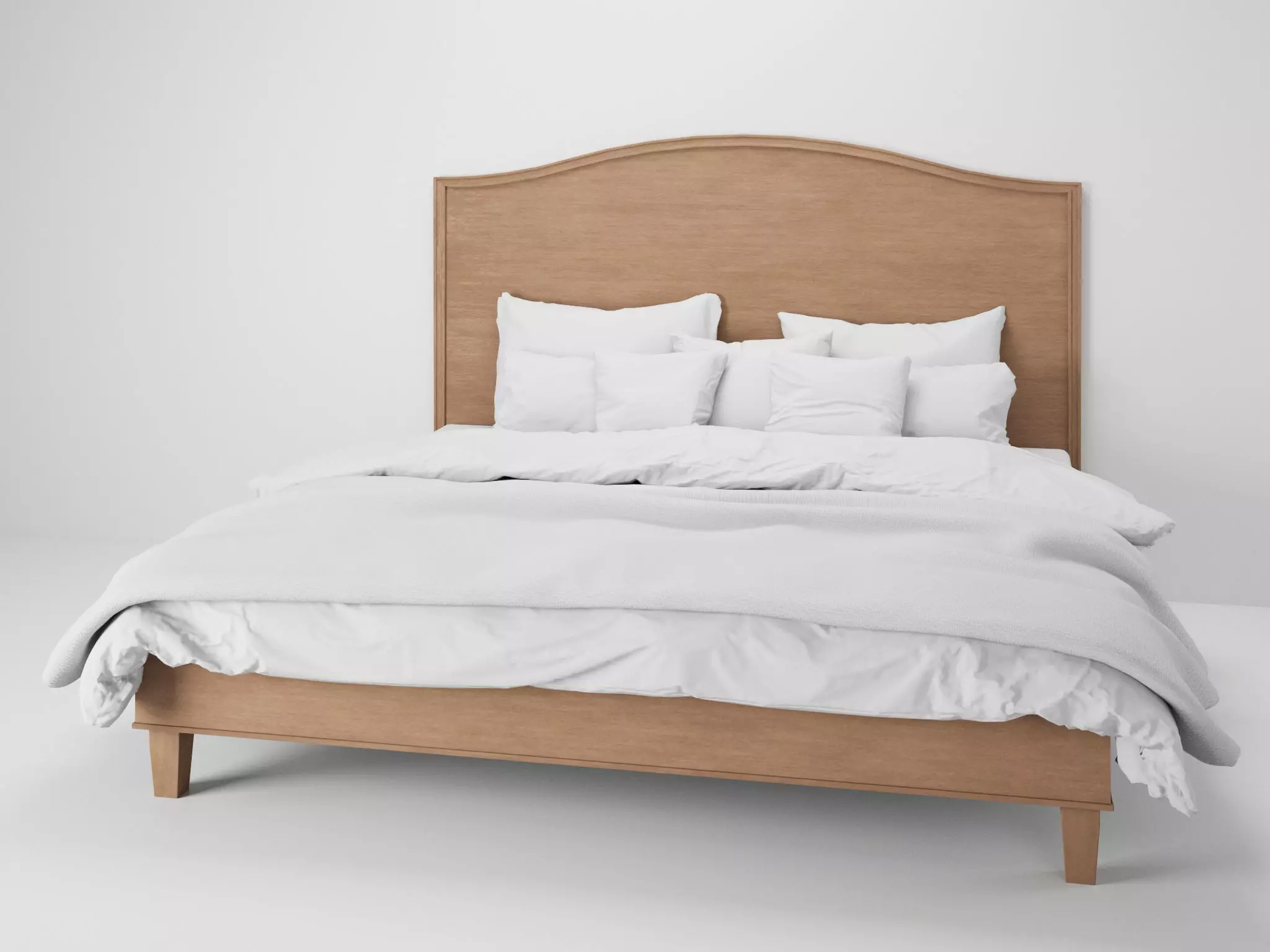 Bed Classic 3D model_0