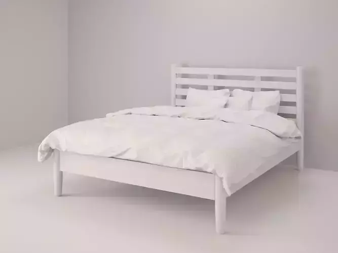 Bed Cottage 3D model