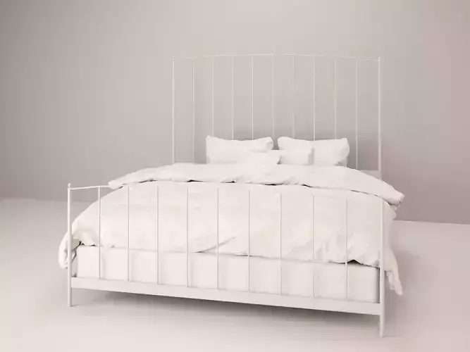 Bed Scandindinavien 3D model