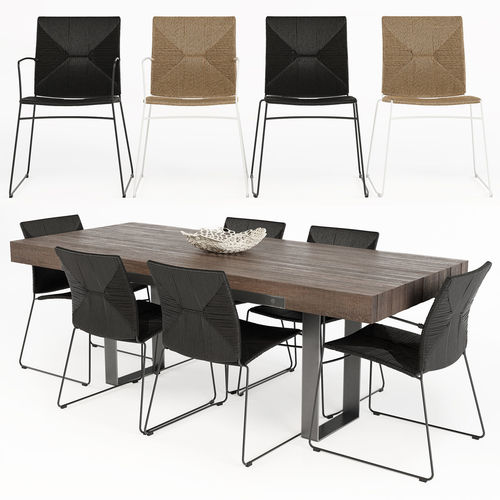 Wayfair Dining Table 3D model