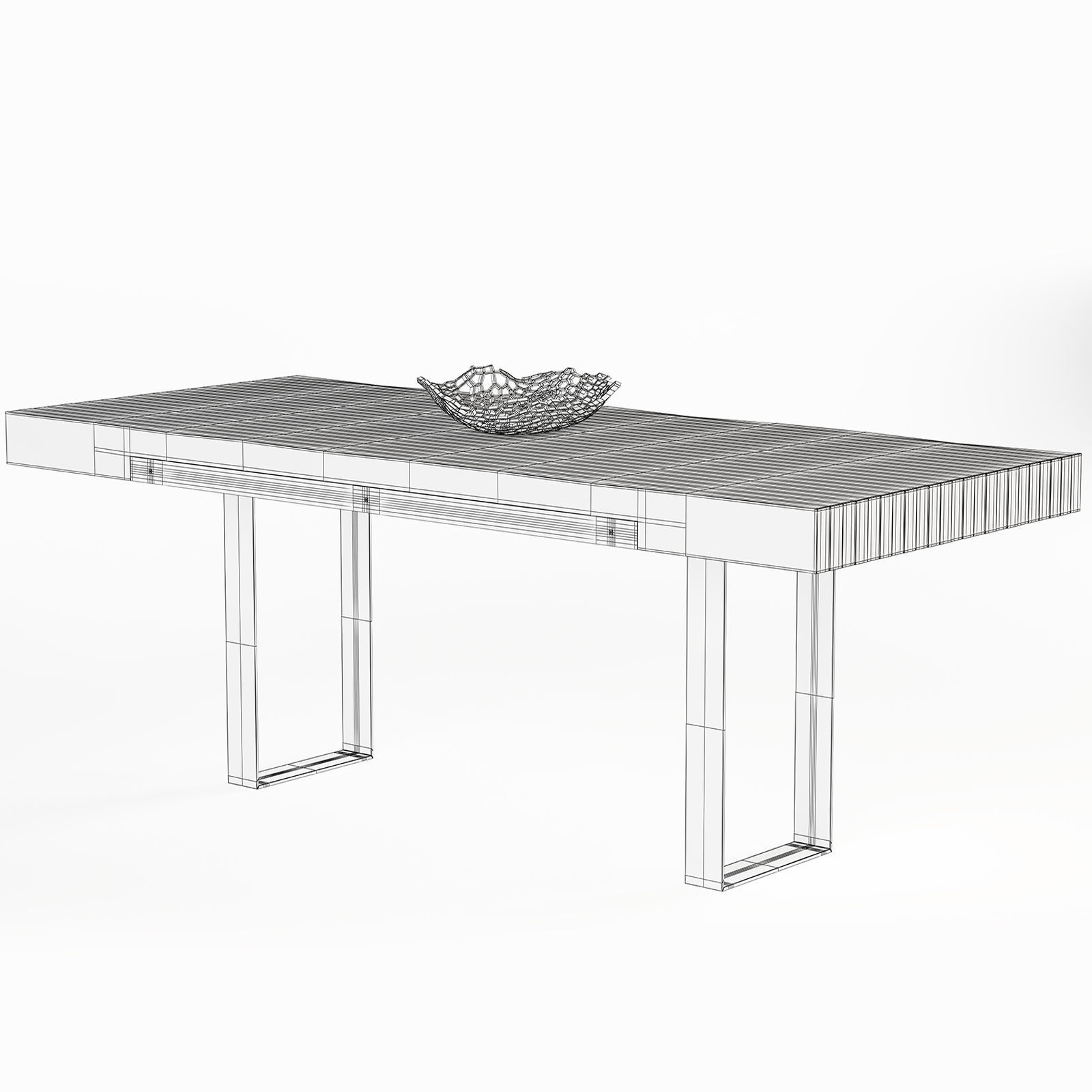 Wayfair Dining Table 3D model_10