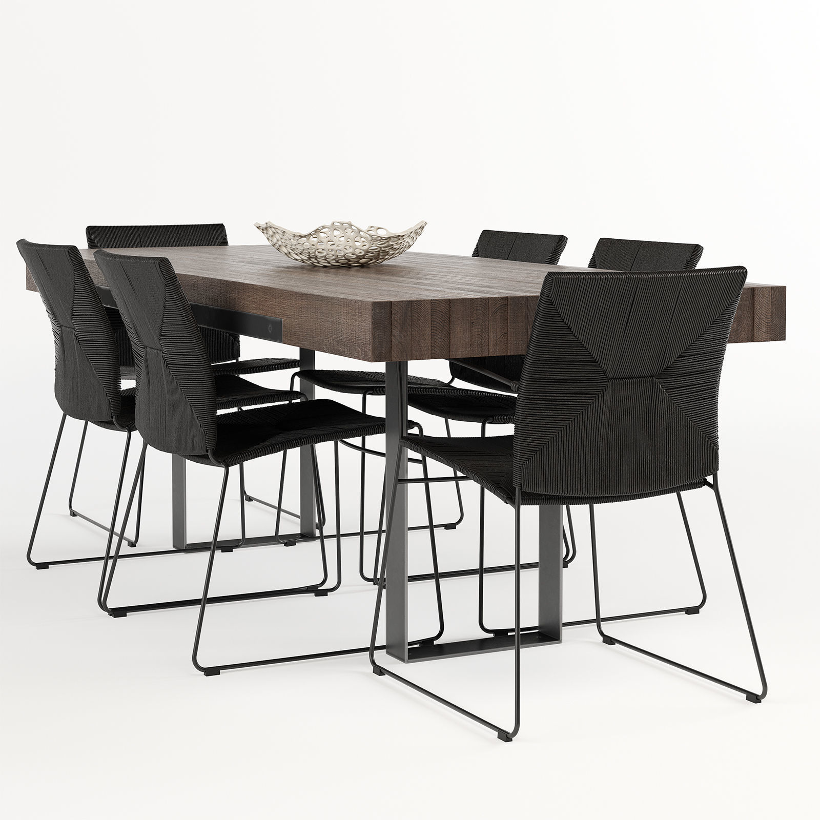 Wayfair Dining Table 3D model_1