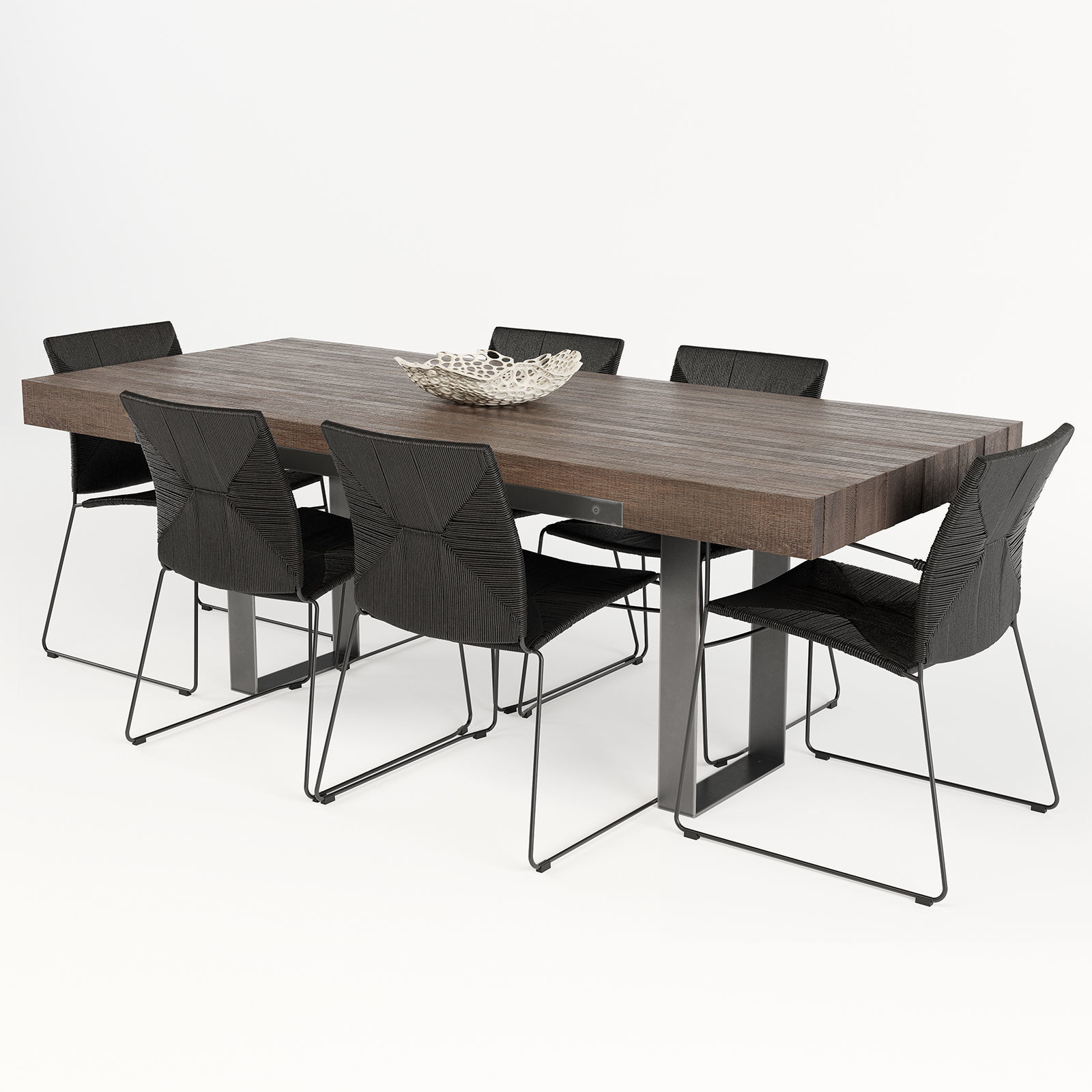 Wayfair Dining Table 3D model_2