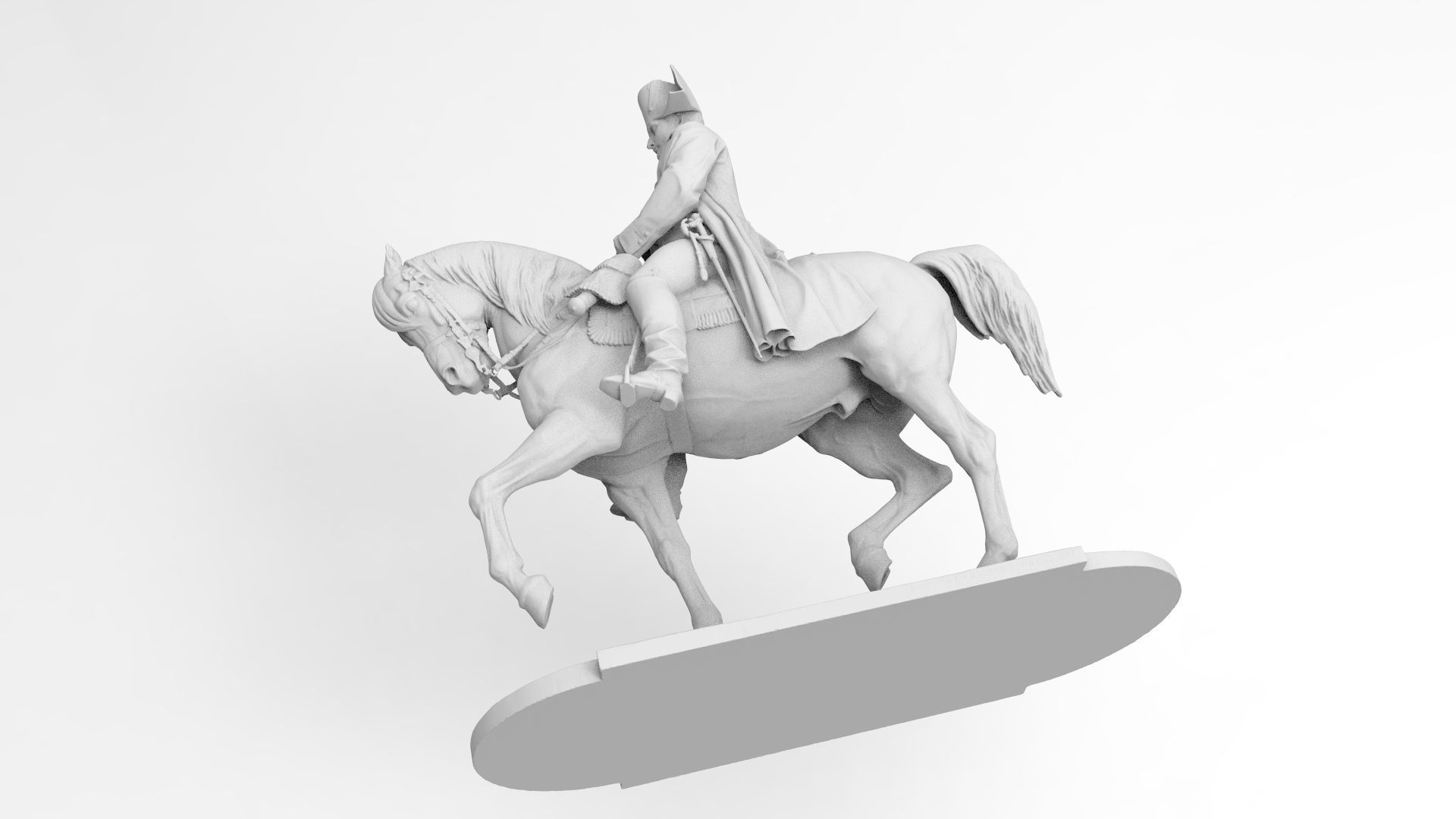 Napoleon statue of man riding horse Free 3D print model_2