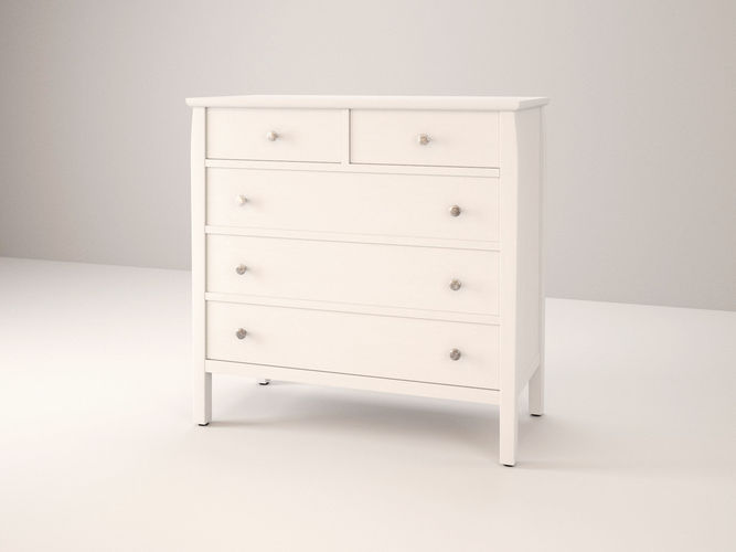Commode High Scandinavien 3D model