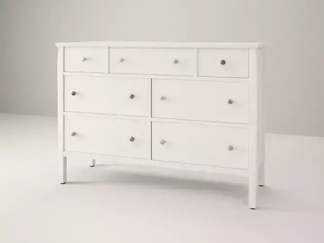 Commode Long Scandinavien 3D model