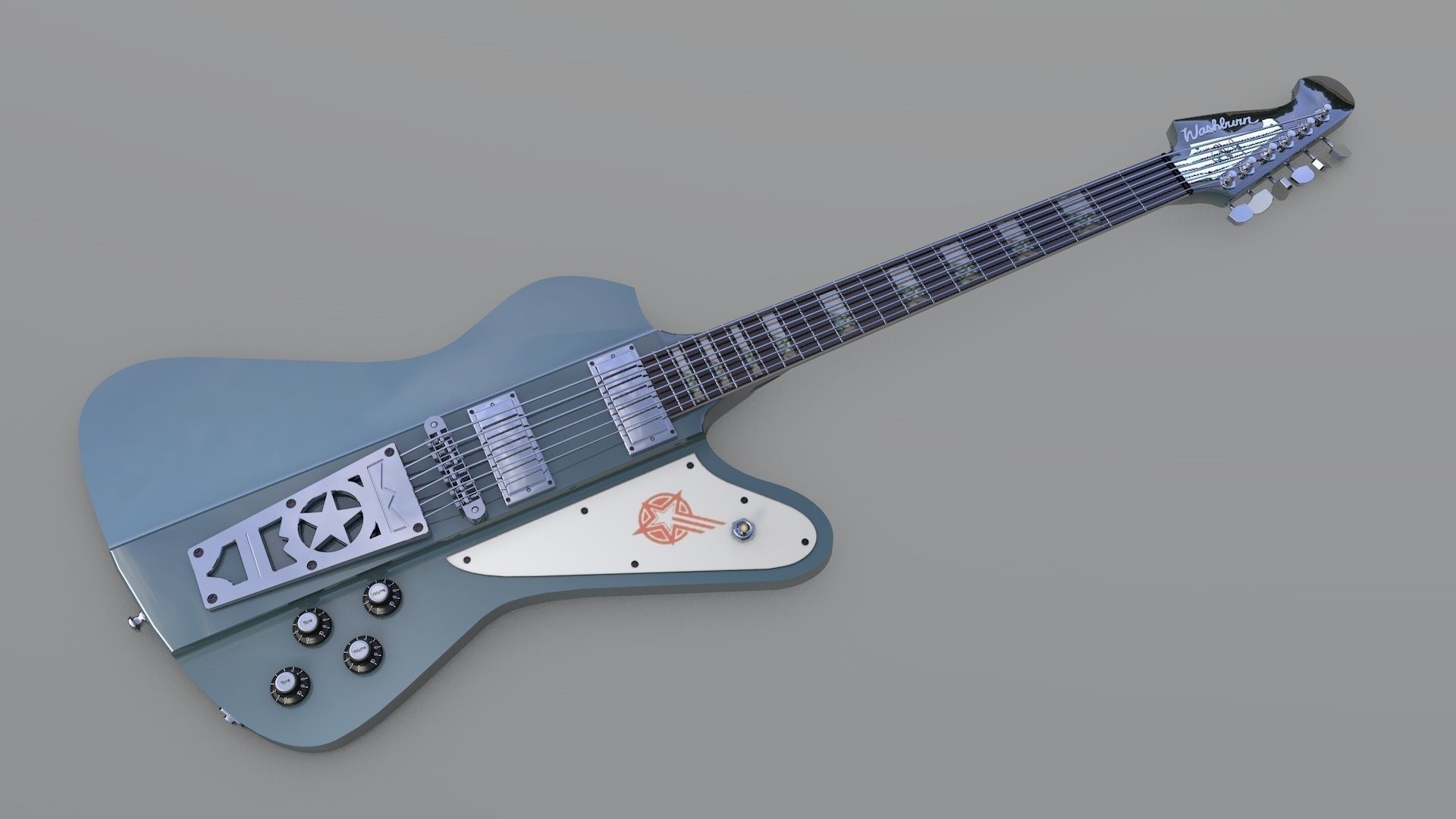 Washburn Time Traveler 3D model_7