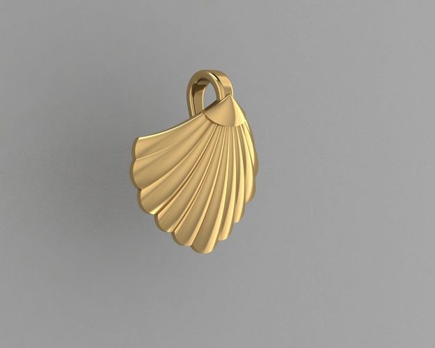 Pendant shell 3D model for printing 3D print model