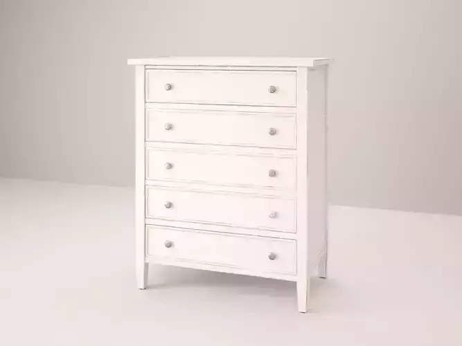 Commode High Vintage 3D model
