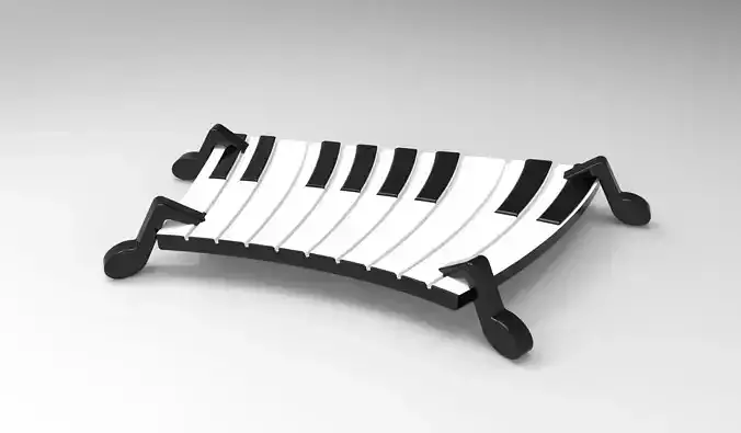 Soap dish Piano 3D print model