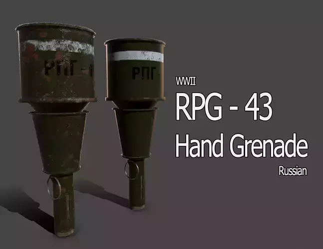 WWII - RPG - 43 Hand grenade