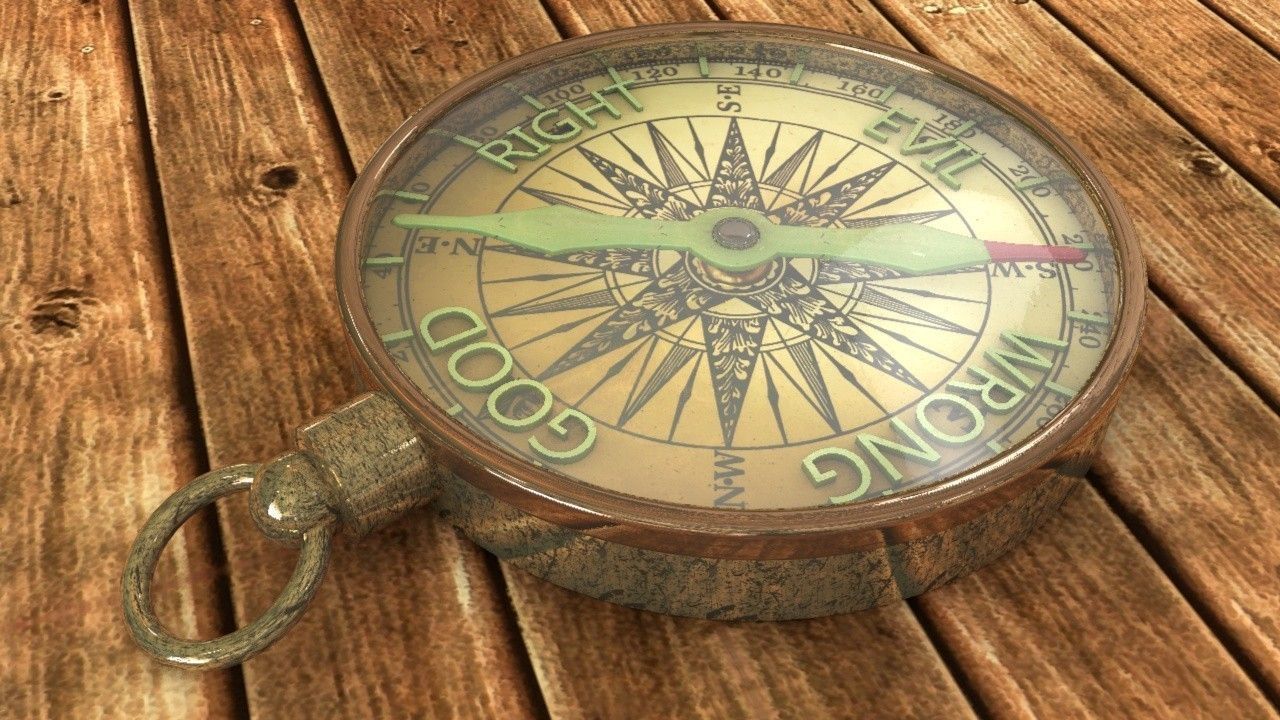 Moral Compass 3D model_4