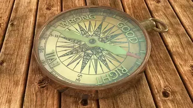 Moral Compass 3D model