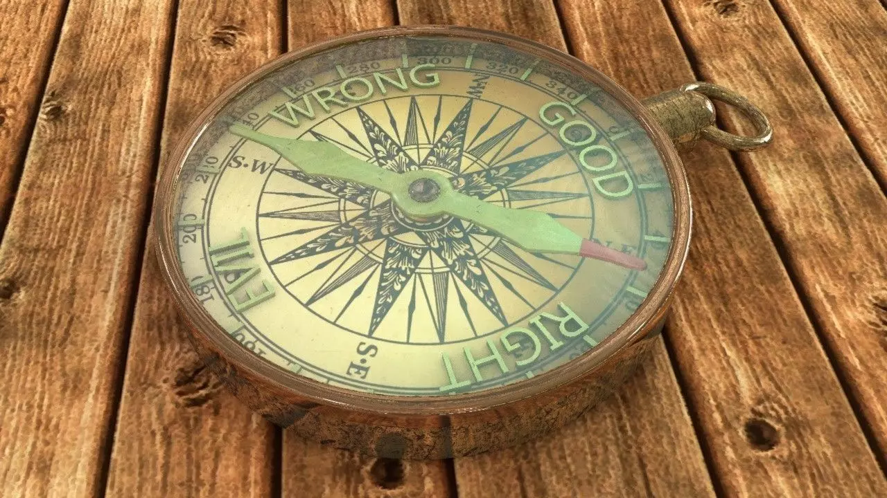 Moral Compass 3D model_0