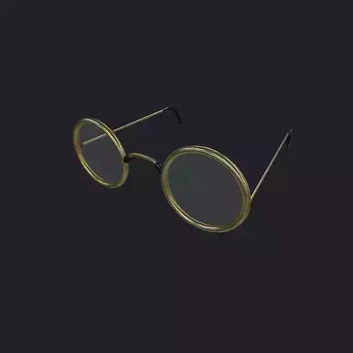 Old Glasses V1 pbr Low-poly 3D model