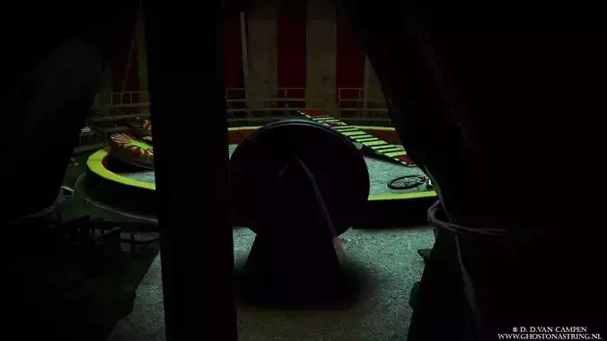 Abandon Horror Circus 3D model