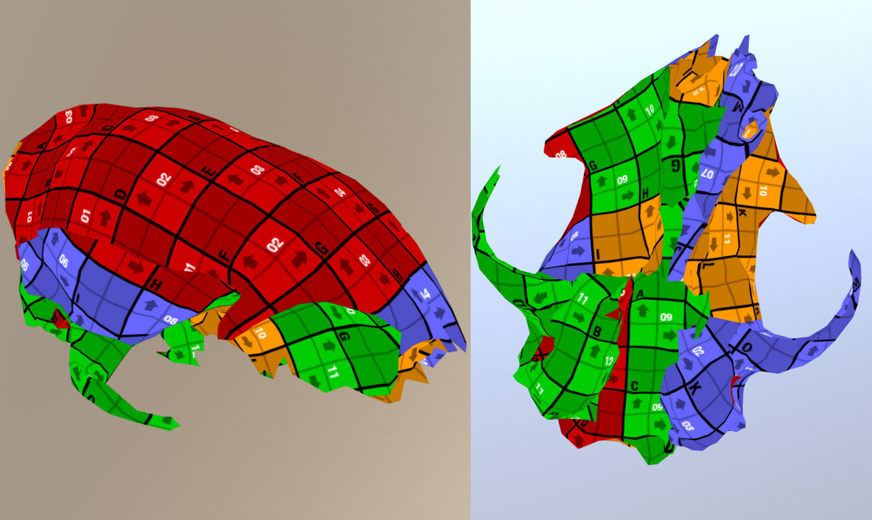 Photorealistic scanned small skull of rodent  Low-poly 3D model_34