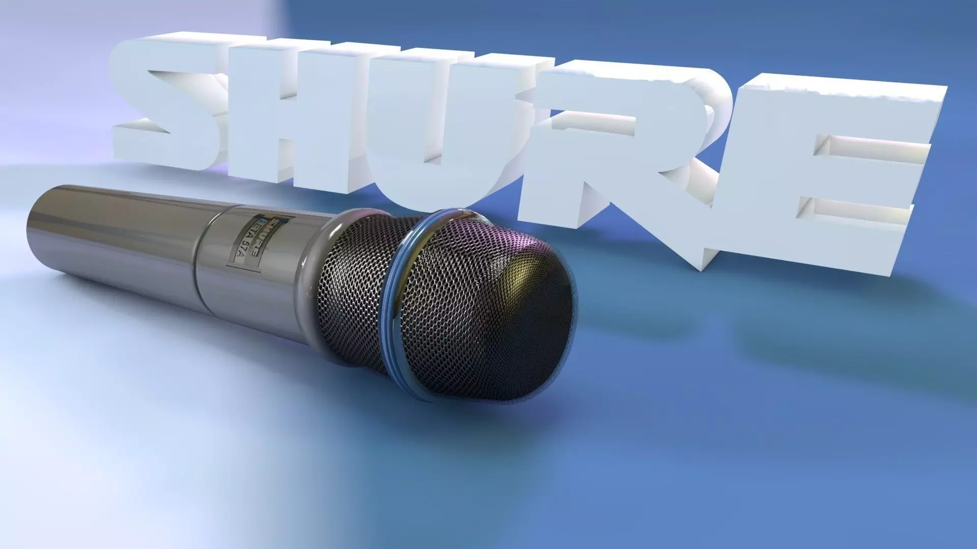 Shure Beta 57A 3D model