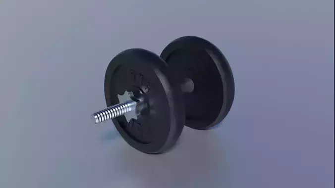 Metal Dumbbells 3D model