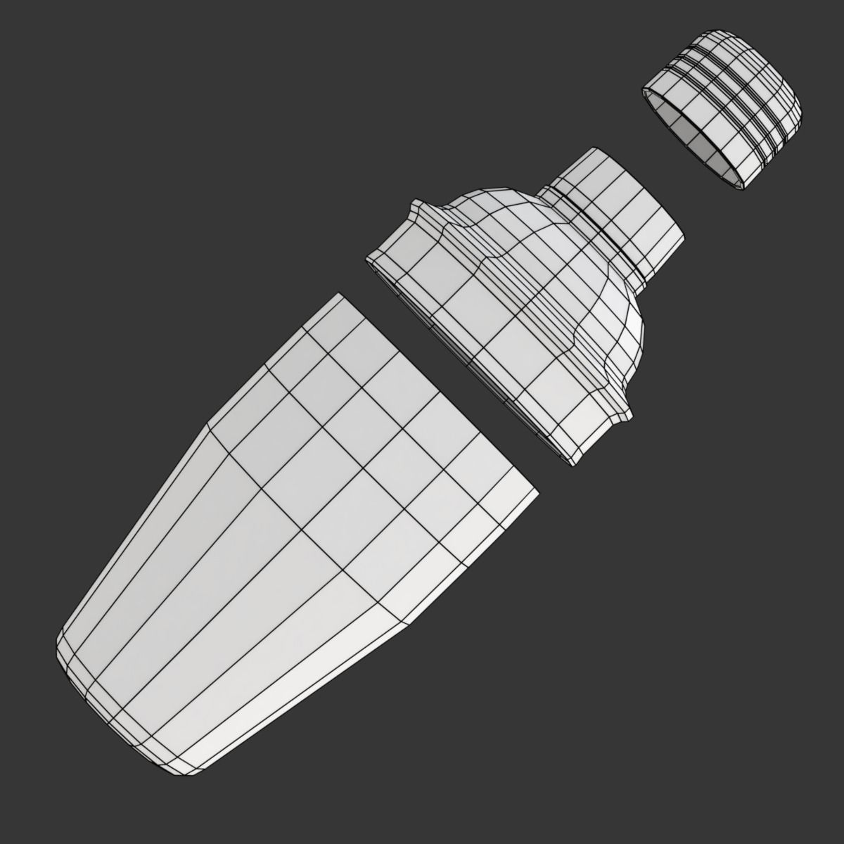 Cocktail Shaker 3D model_15