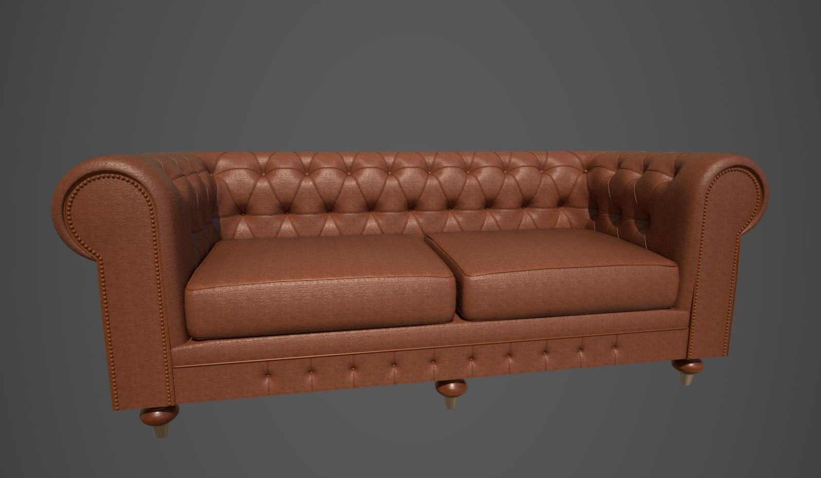 Chesterfield Sofa 3D model_1